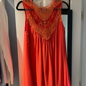 NWOT coral dress